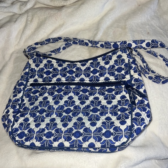 Vera Bradley cobalt blue quilted bag - Picture 2 of 4